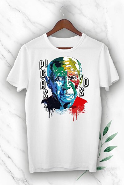 perseusshopping Art Pablo Picasso εμπριμέ λευκό μπλουζάκι Unisex