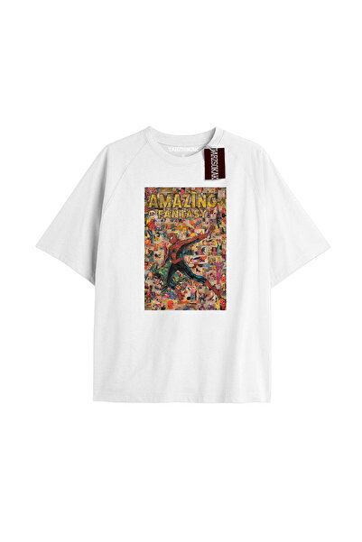 TIMESWASTINGIRL Tricou Spider-Man cu imprimeu de ziar Model No Way Home