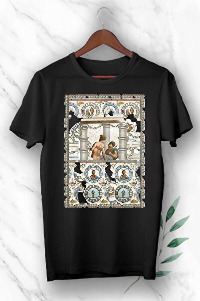 perseusshopping Μπλουζάκι Unisex με μαύρο μωσαϊκό