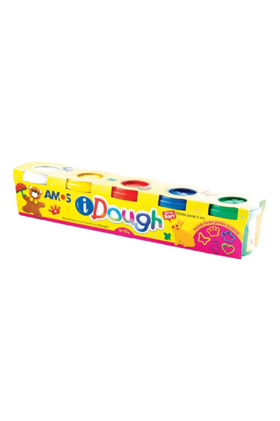 Amos Plastilina iDough, modelaj, 5 bucati/set