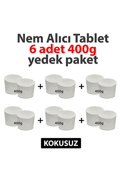 Miss Flora MissFlora Nem Alıcı Yedek Tablet 6x400g Rutubet Küf Önleyici