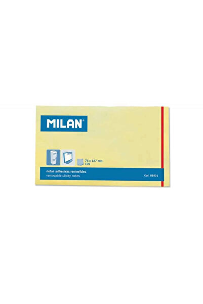 Milan Bloc notes adeziv 125x75 Galben Pal
