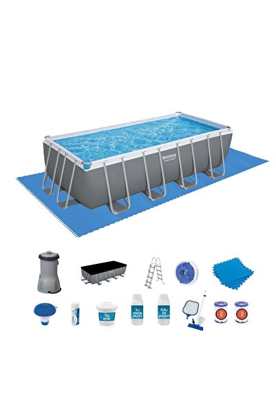 BESTWAY Büyük Prefabrik Havuz Seti 488x244x122cm 56670 BW491
