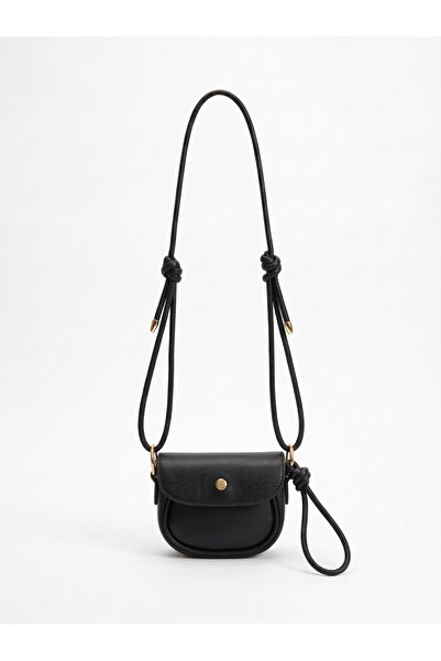 PurpleART Women's Knot Detailed Flap Crossbody Bag Daily Shoulder Bag