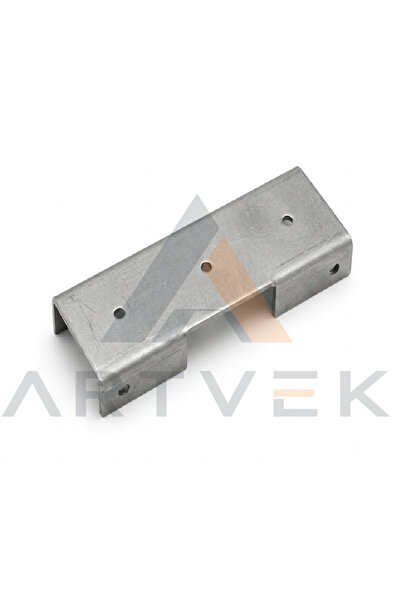 Artvek Metal Geniş Tip H Düz 40x40 Kutu Profil Kaynaksız Bağlantı Parçası