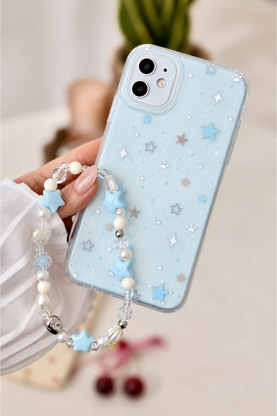Go Aksesuar Iphone 11 Uyumlu Charm Yıldız Tasarımlı Darbe Önleyici Silikon Kılıf