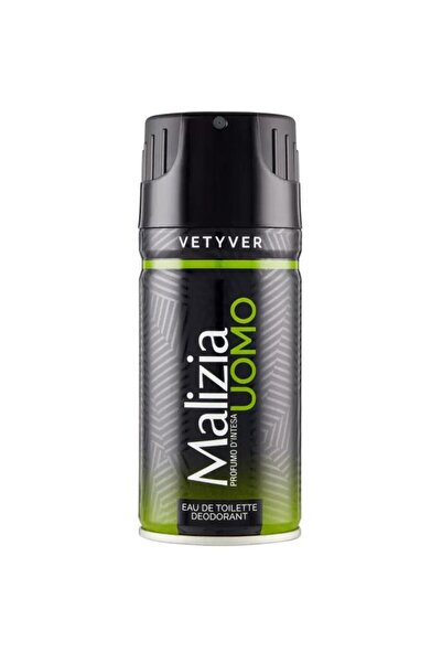 Malizia Set 3 x Deodorant Uomo Vetyver, pentru Barbati, 150 ml