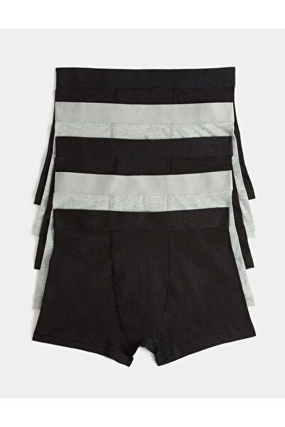 Marks & Spencer 5’li Pamuk‑Streç Trunk Seti (5‑16 Yaş)