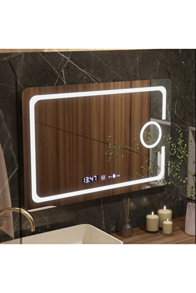 OEM Oglinda LED Rectangulara, 120x80cm, Eclat MotionGlow Marcello, Sistem Dez...