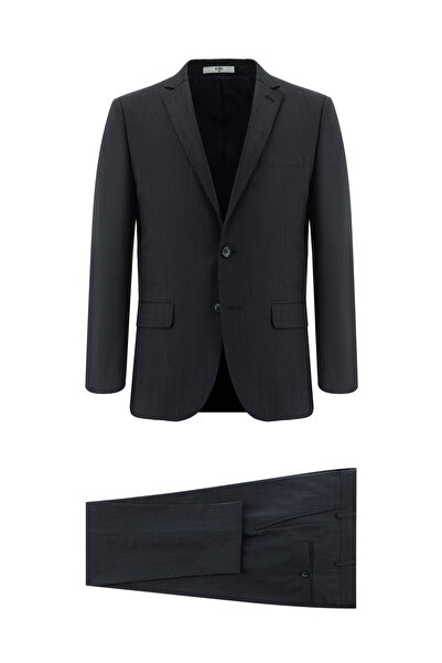 Kiğılı 7 Drop Super Slim Fit Costum cu dungi din lână, cu croială extra-îngustă