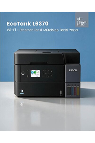 EPSON L6370 MEAF Yazıcı-Tarayıcı-Fotokopi Renkli Mürekkep Tanklı Yazıcı WI-FI...