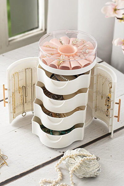 İronika Drawers Jewelry Organizer Jewelry Organizer Ring Necklace Bracelet Box
