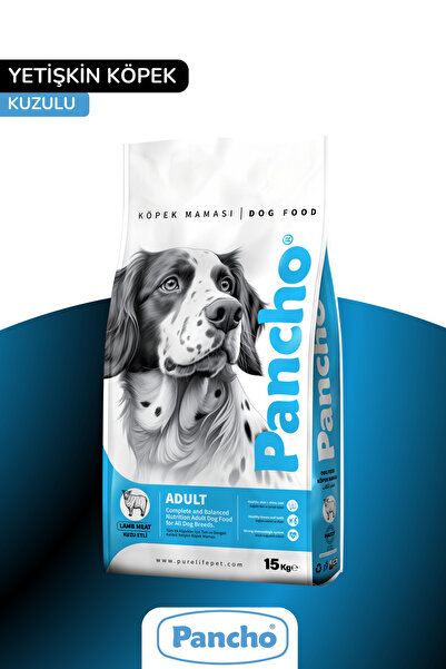 PANCHO Kuzu Etli Yetişkin Köpek Maması 15 Kg