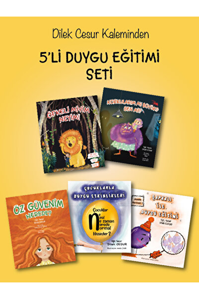 ENDA YAYINCILIK 5'Lİ DUYGU EĞİTİMİ SETİ-DİLEK CESUR