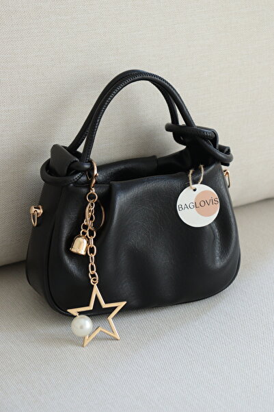 BAGLOVİS Women's Cross Shoulder Bag with Star Accessories, Drawstring Daily H...