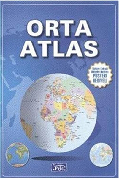 Genel Markalar İlköğretim Orta Atlas kitabı güncel Kolektif Eğitim Kitapları