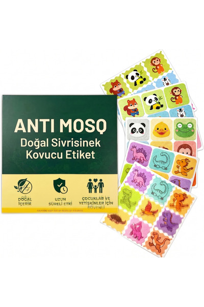 HESTİNYA TOYS Sivrisinek Kovucu Etiket, %100 Natural, Uçucu Yağ İçerikli