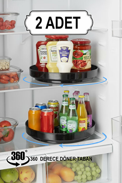 EVSTYLE Double Black 360 Degree Rotating Organizer - Abs Not Easily Breakable...
