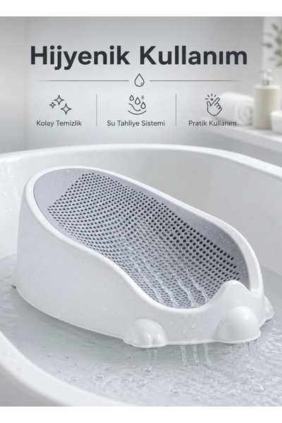 Akay Ahir Ticaret Bee Home Soft Bebek Yıkama Küveti Ak-312