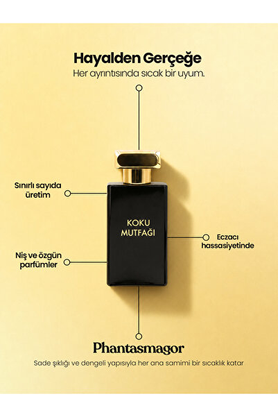 KOKU MUTFAĞI PHANTASMAGOR Unisex Parfüm 50 ml | Kalıcı Niş EDP Parfüm | Vanil...