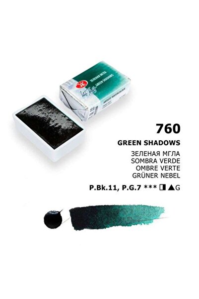 Genel Markalar White Nights Extra-Fine Tam Tablet Sulu Boya 2.5 ml Green Shad...