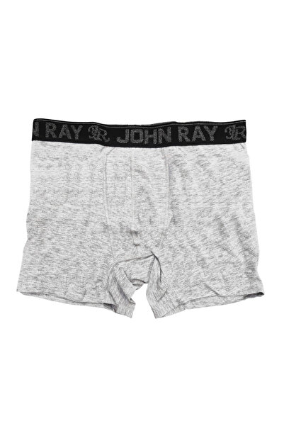 John Ray 4'lü Gri Renk Erkek Boxer