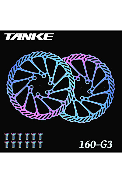 Choice قرص فرامل الدراجة TANKE ملون 160-G3 مكون من قطعتين 140 160 180 203 قرص...
