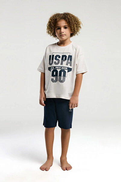 U.S. Polo Assn. 4-15 Years Old Licensed Us Polo Assn Boy's Team-Stone
