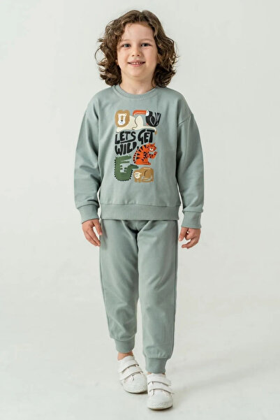 HAUSEkids 1-6 Years Roar Leon Boy's Suit-Green