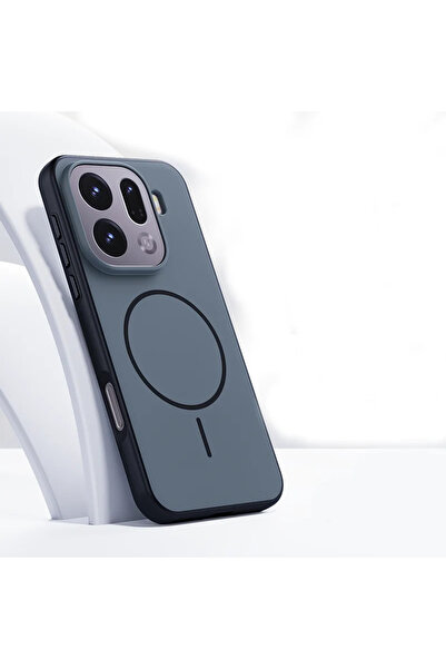 Choice6 غطاء هاتف أزرق لـ OPPO Find X9 Pro مع مغناطيس، غلاف مزدوج اللون مطفي ...