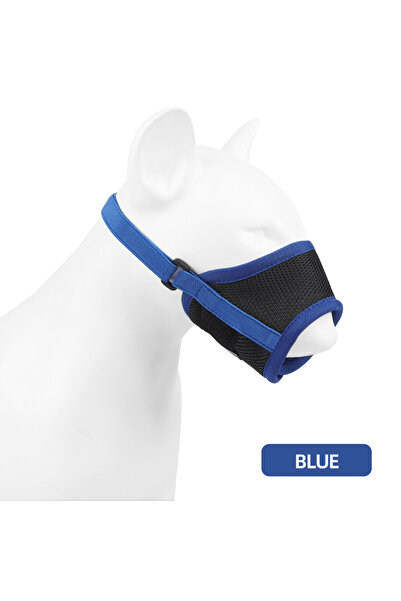 Choice11 XL blue Dog Muzzle Anti Barking Pet Adjustable Anti-Bite Puppy Breat...