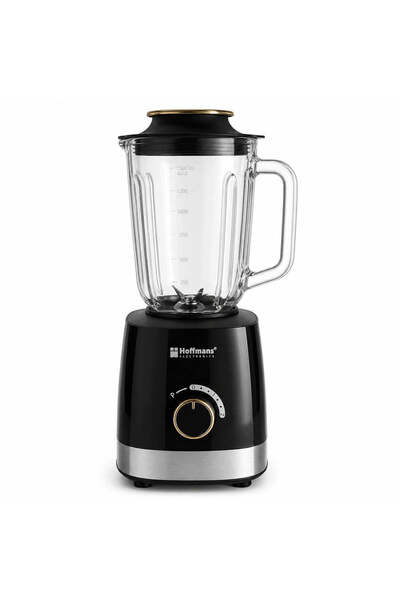hoffmans Μπλέντερ HM-2075, 1200W, γυάλινη κανάτα 1.5 λίτρων, 6 λεπίδες από αν...