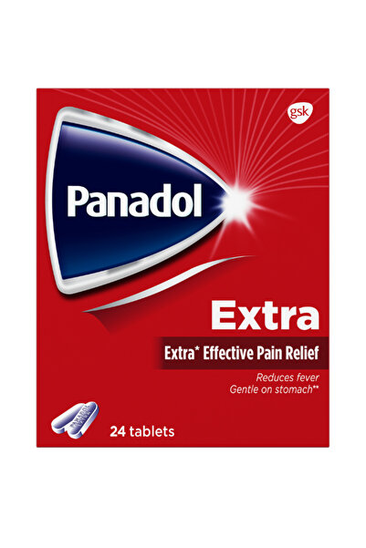 Panadol بنادول إكسترا - ٢٤ قرصًا | لتخفيف الألم والصداع