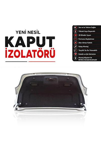 öz-iş Peugeot 301 Bagaj Kaput Altı Halı Kaplama+KLİPS