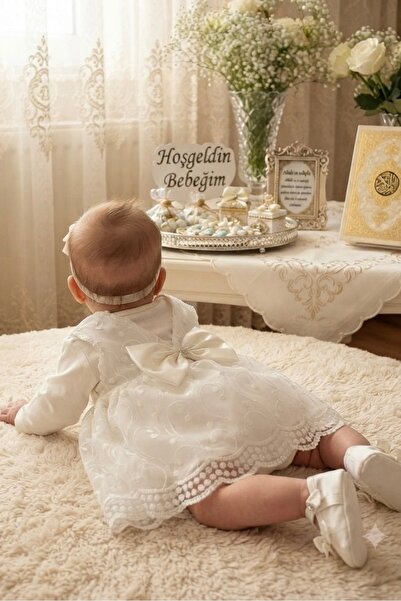Cherub Baby New Model Watercolor Baby Girl Dress Newborn Dress Set - Hospital...
