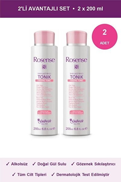 Rosense Sıkılaştırıcı Tonik 200 ml X2 Adet