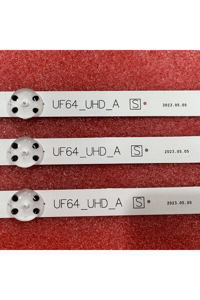 Choice 3pcs 8LED For 1 TV 3pcs 8LED LED Backlight Strip for UF64_UHD_A HC430D...