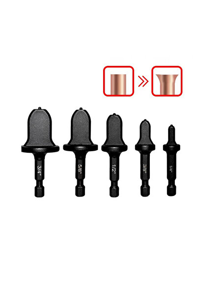 Choice Other 5 Pcs 5/6pcs Expander Copper Pipe Drill Bit Flaring Triangle Han...