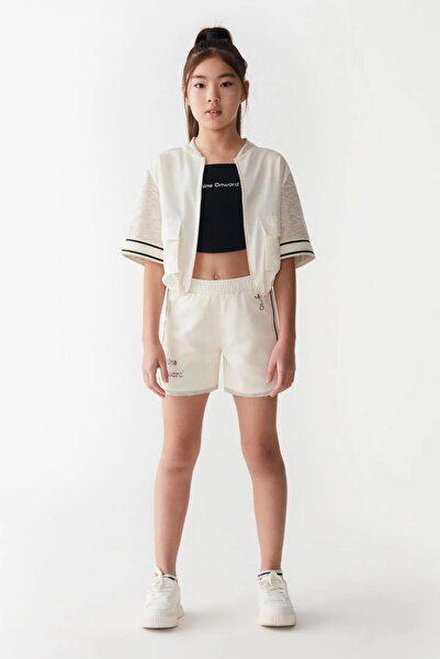 HAUSEkids Шорти за момичета Shine Cool, 8-14 години, цвят екрю