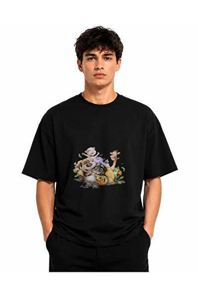 Inscriptie Tricou Unisex Bumbac Premium Casual " Family Talking Tom "