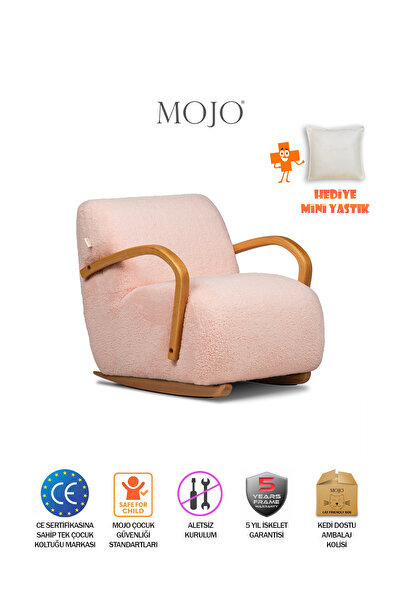 MOJO Soho Shake Sallanan Çocuk Koltuğu Pembe - Ce Sertifikalı