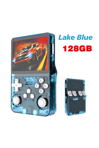 Choice10 lake blue-128G R36S New Retro Game Console 3.5-Inch Linux Open-Sourc...