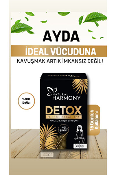 Harmony Diyet özel Form çayı &Özel Bitkisel Kinoalı Detoks Çayı 30’Lu