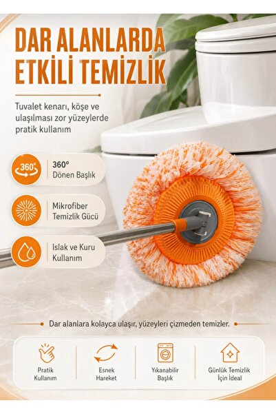 Ayder Timya YUVARLAK AYARLI DÖNERLİ MOP (Timya/Go1395) 201049