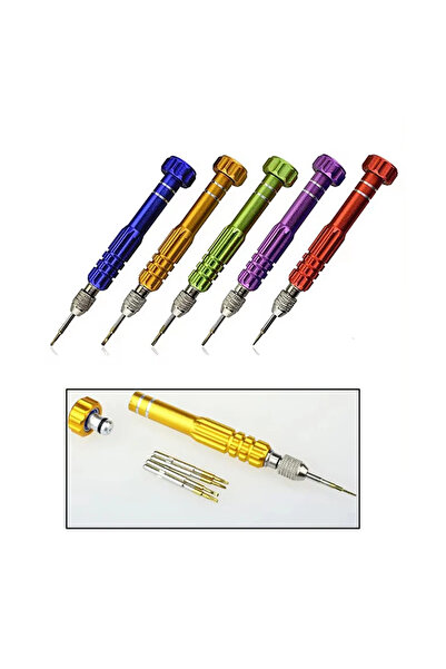 Choice colour in random 5-in-1 Multifunctional Screwdriver Set Slotted Cross ...