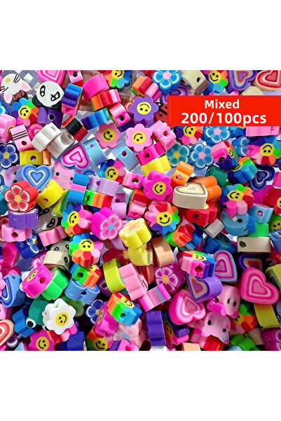 Choice1 10mm-200pcs Mixed 200/100pcs 9-11mm Random Style Vibrant Round Clay B...