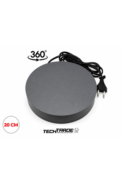 Tech Trade Ürün Çekimi Için 360° Dönen Stand Elektrikli 20cm Çapında