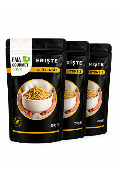 Ema Gourmet Love Glutensiz Erişte 250 g (3’lü Avantaj Paketi)