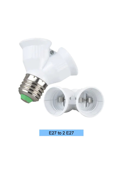 Choice6 E27 to 2 E27 E14 E27 Male to E12 GU10 G9 B22 MR16 Female Lamp Base La...