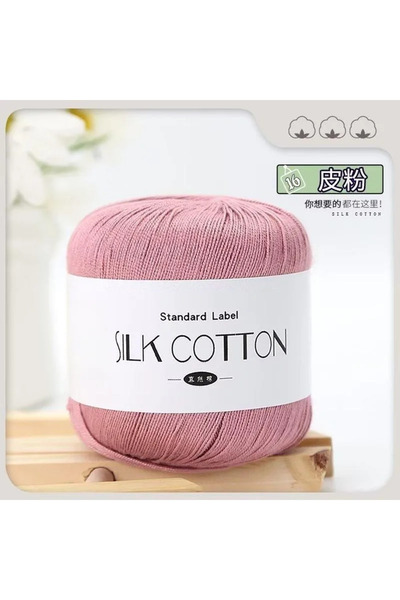 Choice 16 50g/PC Silk Lace Cotton Milk Crochet Yarn Baby Hand-Knitted Warm So...